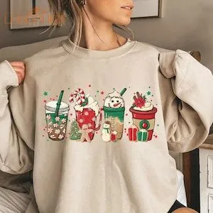 Christmas Coffee Sweatshirt Christmas Sweatshirt Christmas