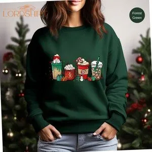 Christmas Coffee Sweatshirtgift For Herhoodies And