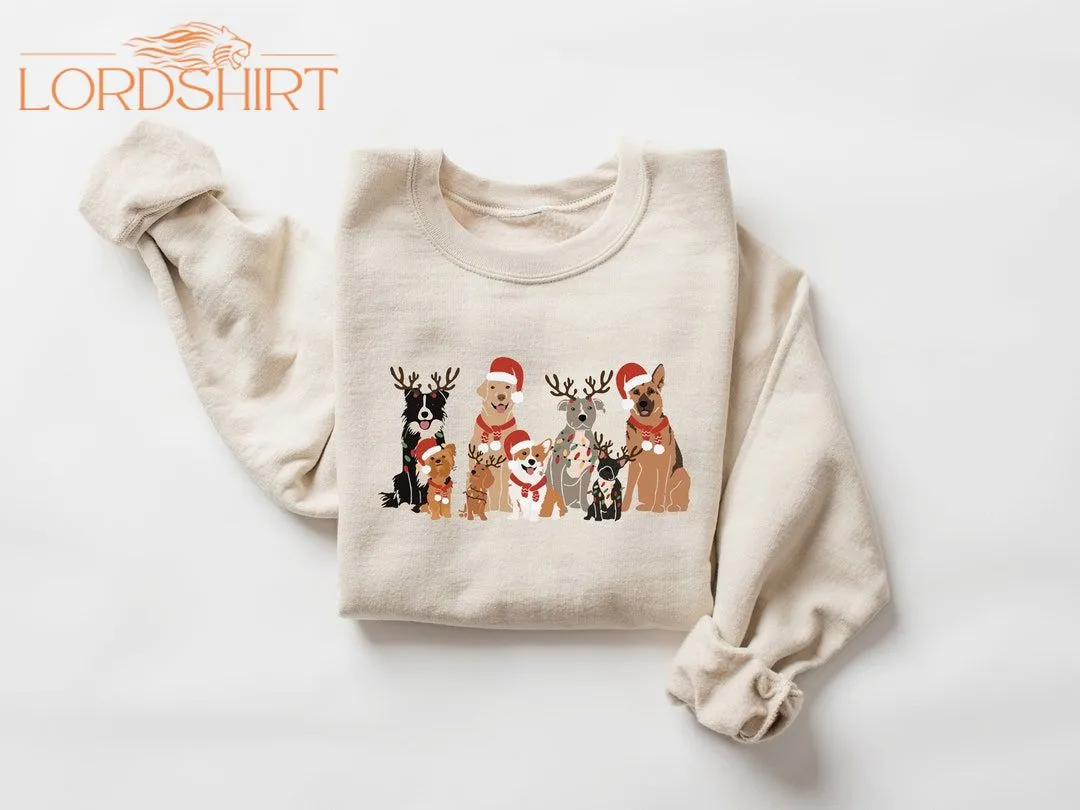 Christmas Dog Sweatshirt Dog Owner Christmas Gift Dog