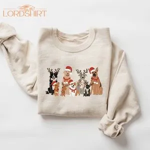 Christmas Dog Sweatshirt Dog Owner Christmas Gift Dog