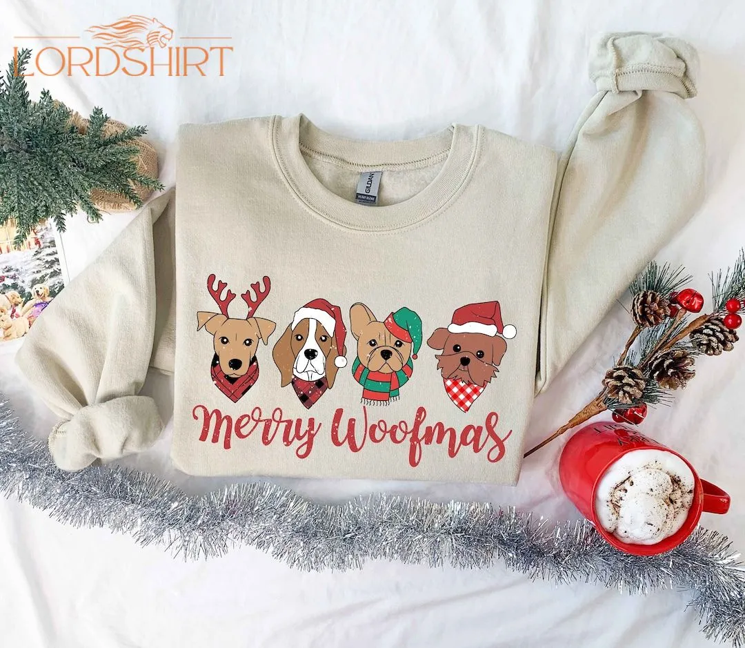 Christmas Dogs Sweatshirt Dog Mom Shirt Christmas Dogs