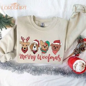 Christmas Dogs Sweatshirt Dog Mom Shirt Christmas Dogs