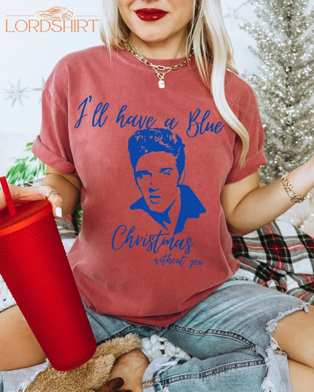 Christmas Elvis T-shirt Christmas Shirt Christmas Tee