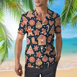 Christmas Gingerbread Cookies Hawaiian Shirt