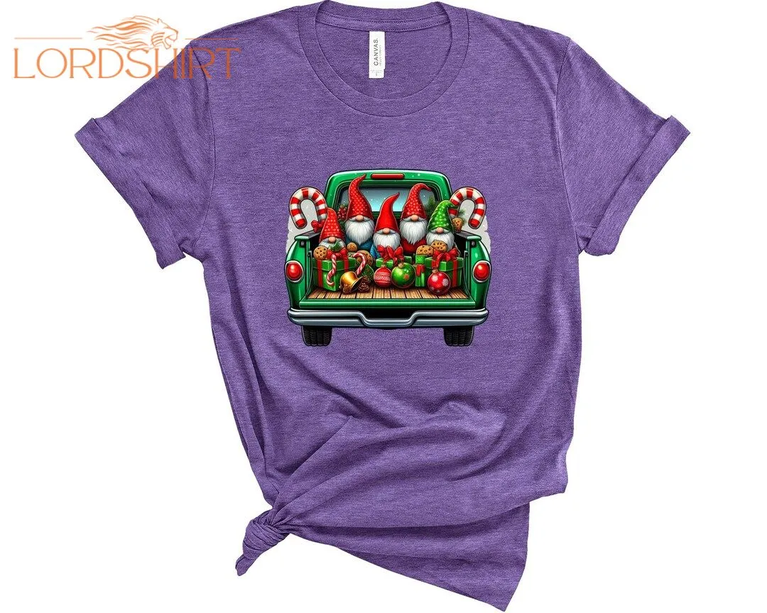 Christmas Gnome Truck Shirtchristmas Tshirt Cute Christmas