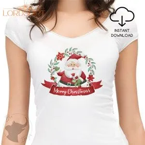 Christmas Iron On Transfer Christmas T-shirt Design