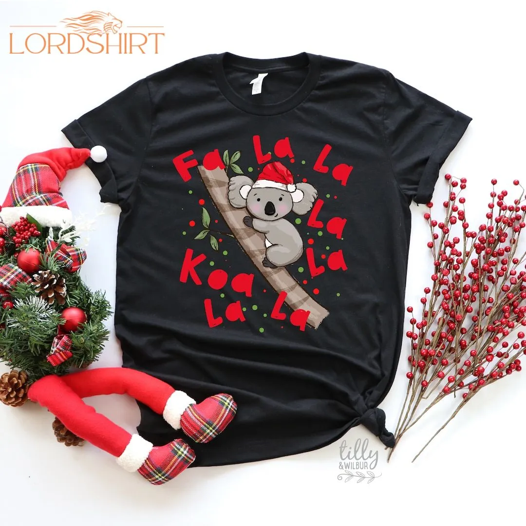 Christmas Koala T-shirt Matching Christmas Koala Shirt