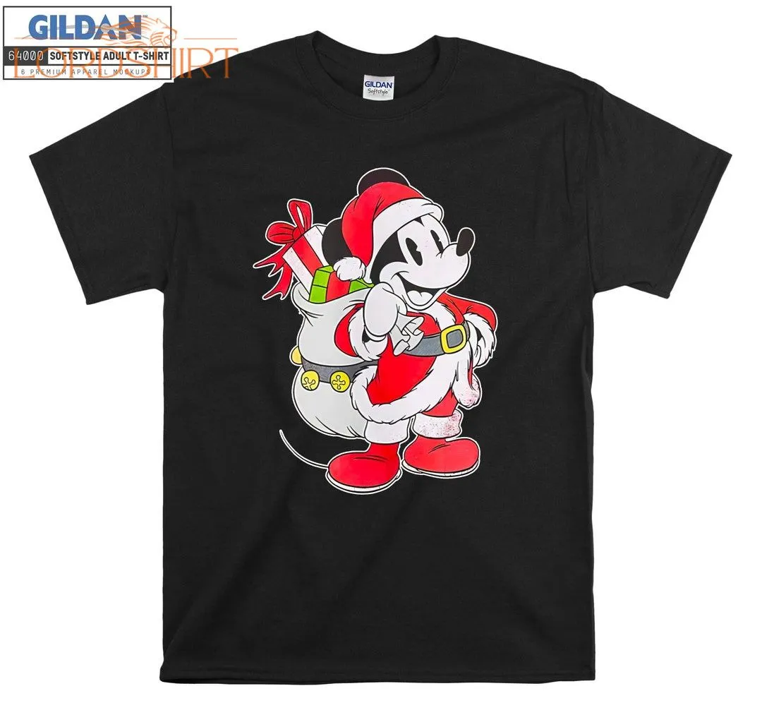 Christmas Mickey Mouse Santa Disney T-shirt Hoodie Kids Child