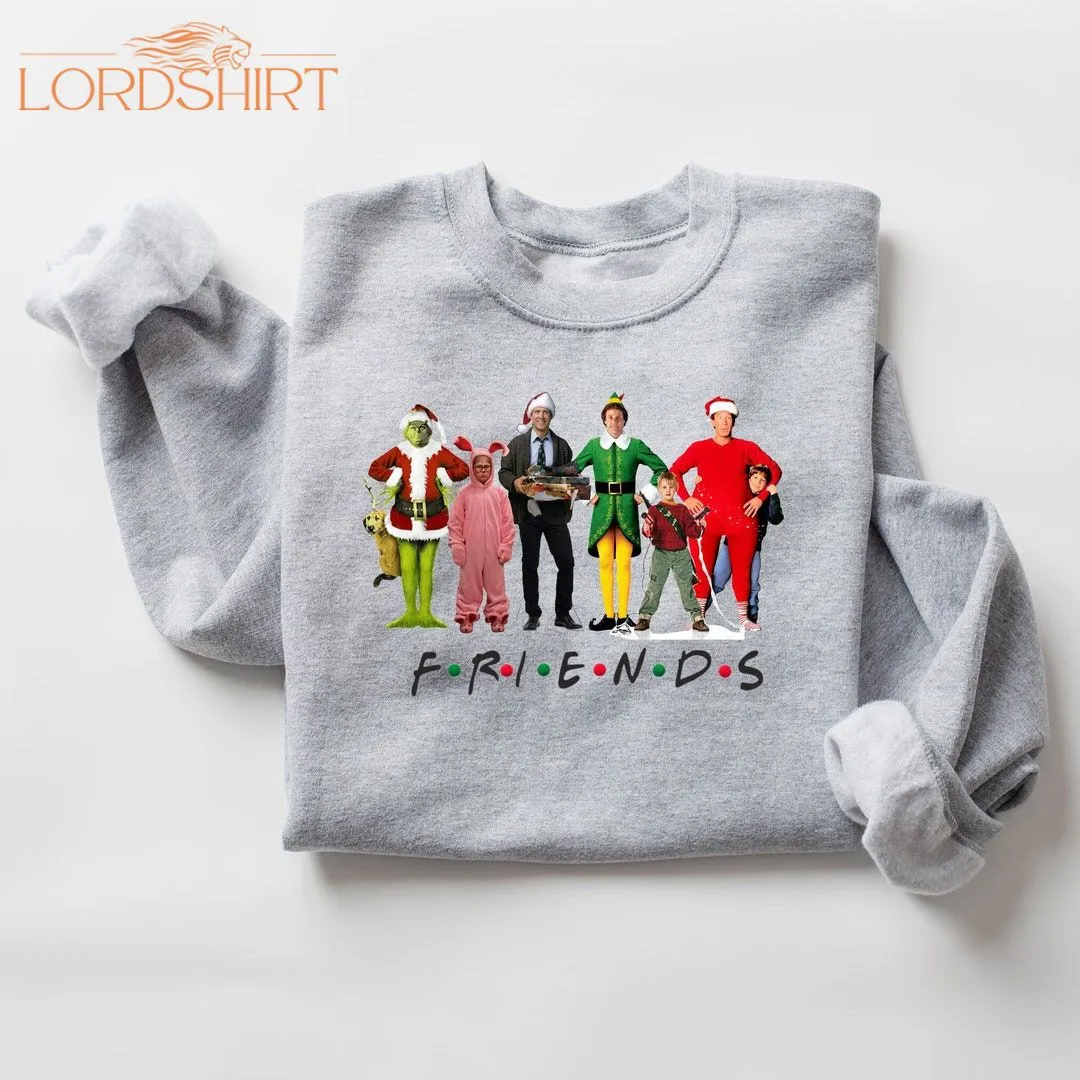 Christmas Movie Sweatshirt Christmas Movies Characters Shirt