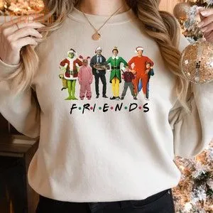 Christmas Movie Sweatshirt Christmas Movies Characters