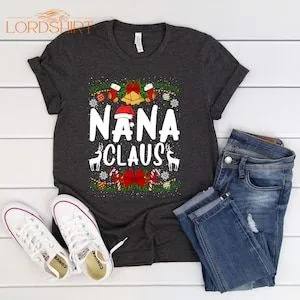 Christmas Nana Shirt Christmas Mommy Shirt Christmas Women