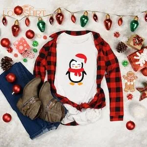 Christmas Penguin Shirt Christmas T-shirt Christmas Family