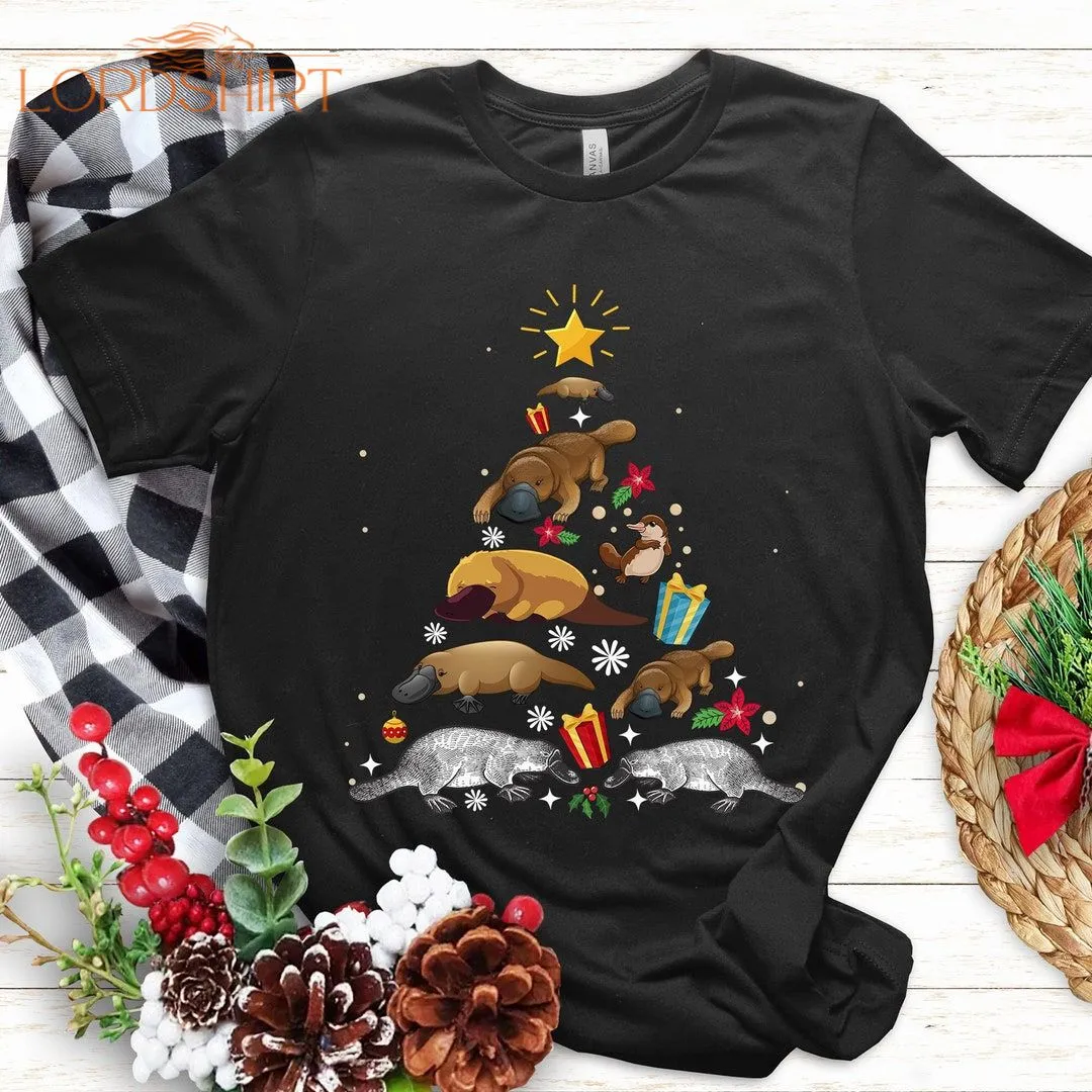 Christmas Platypus Christmas Tree Shirt Platypus Ugly