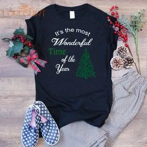 Christmas Printed T Shrit Statement Quote Xmas Themed Shirt