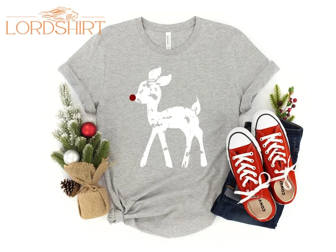 Christmas Reindeer T-shirt Merry Christmas T-shirt Christmas