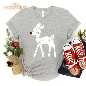 Christmas Reindeer T-shirt Merry Christmas T-shirt Christmas