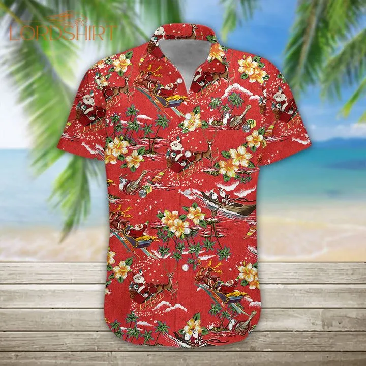 Christmas Santa Hawaiian Shirt