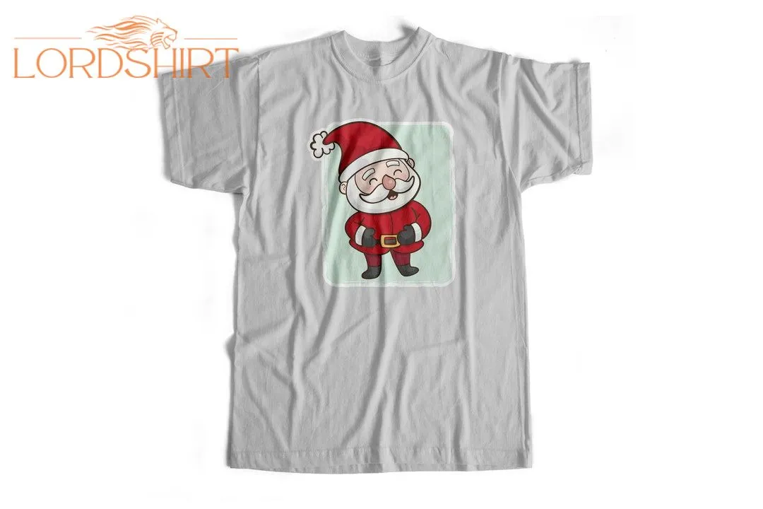 Christmas Santa Jolly Iron On T-shirt Transfer Print