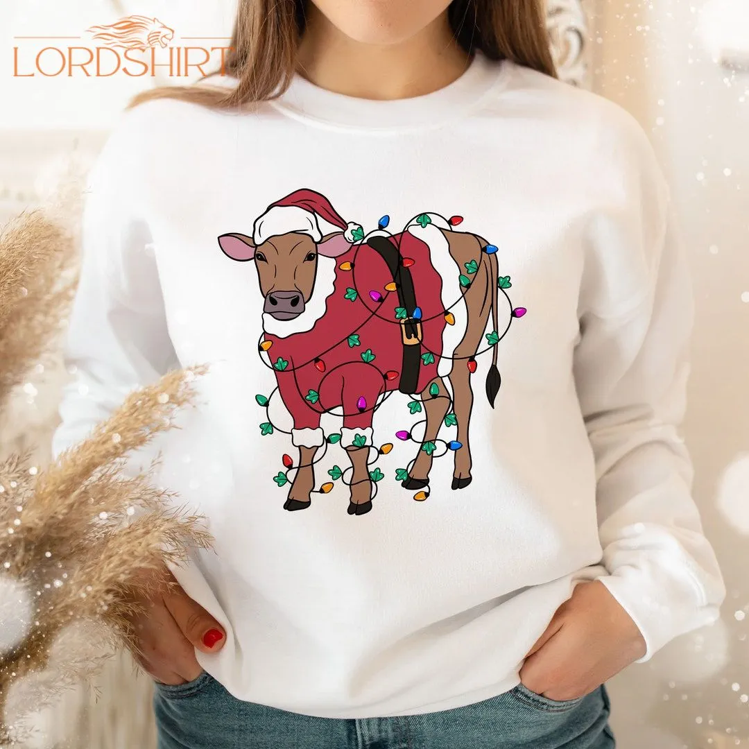 Christmas Shirt Mooey Christmas T-shirt Christmas Cow