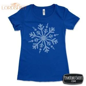 Christmas Shirts For Women Ladies Snowflake Shirt Secular