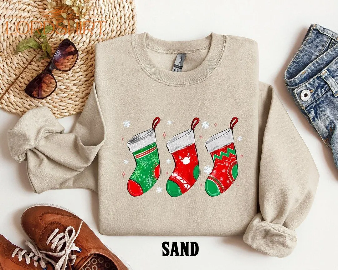 Christmas Socks Sweatshirt Christmas Shirt Christmas