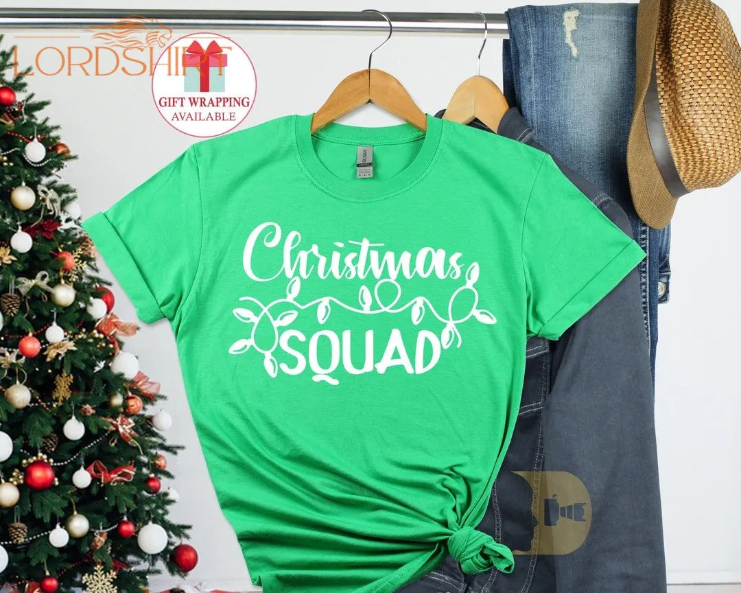 Christmas Squad Tshirt Christmas Family Squad Shirts Funny