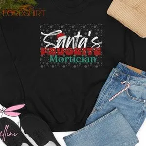 Christmas Sweatshirt For Mortician Funeral Director Christmas