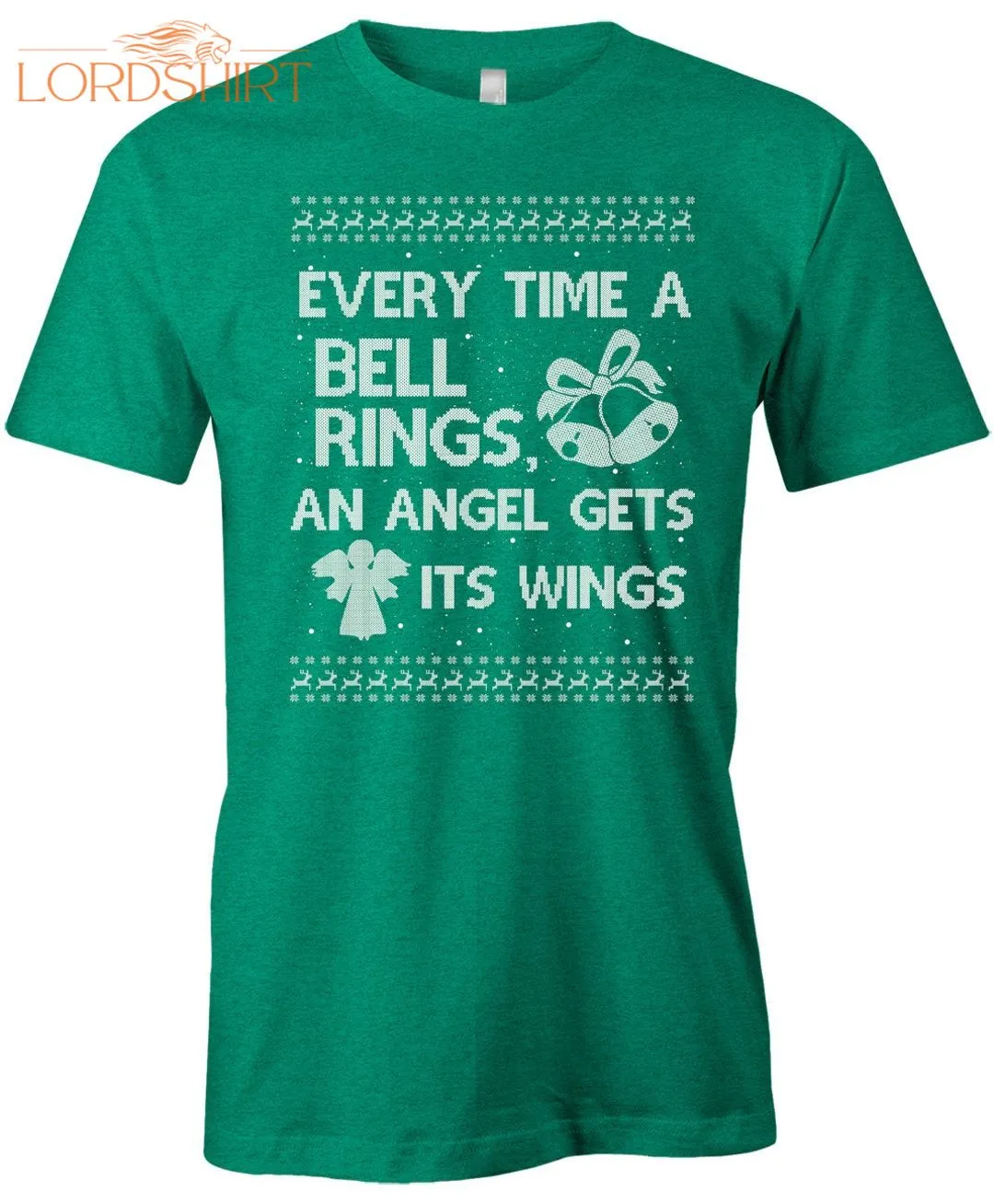 Christmas T Shirt Every Time A Bell Rings An Angel Gets Its