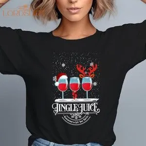 Christmas T-shirt Jingle Juice Santa Shirt Unisex T-shirt