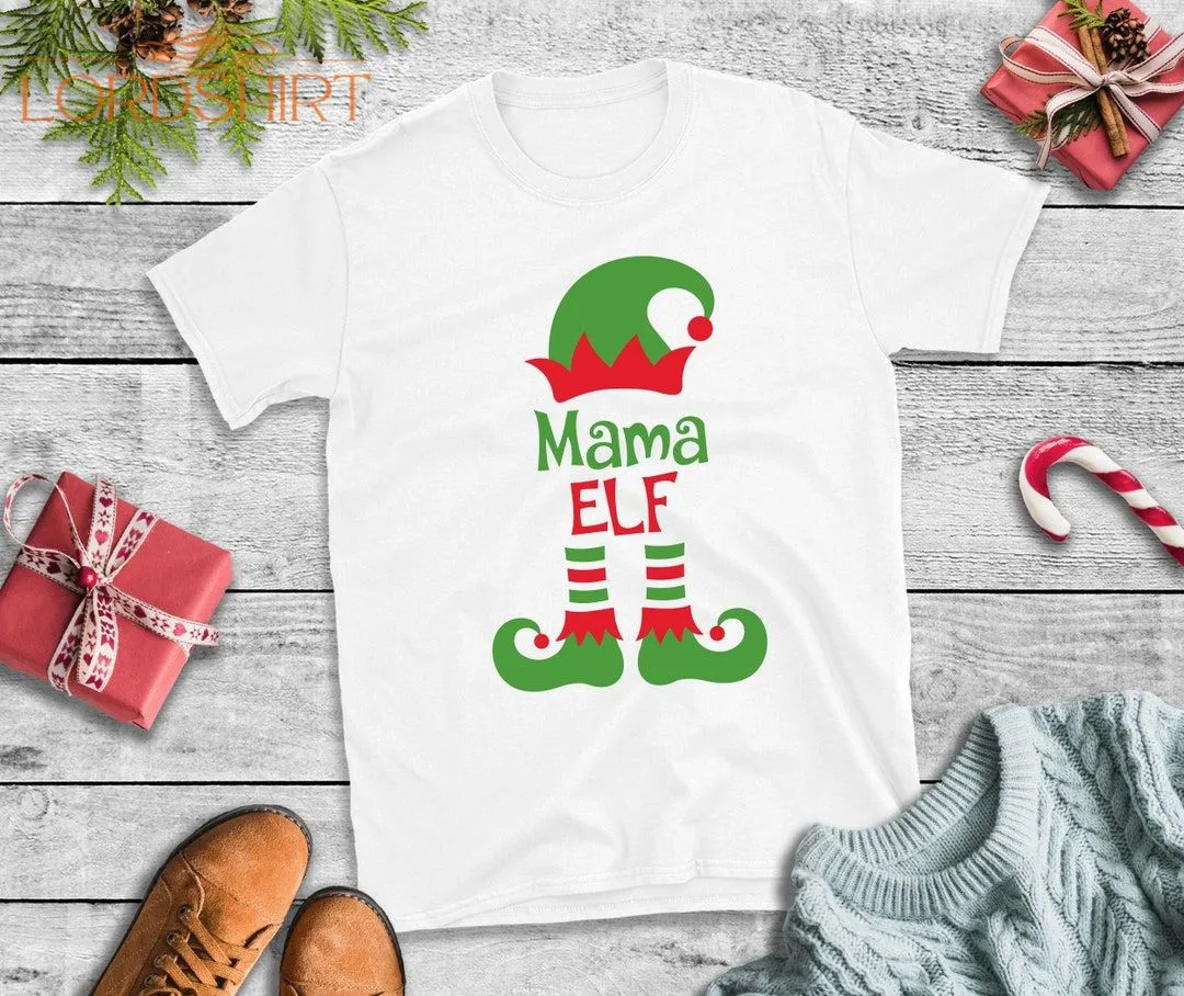 Christmas T Shirt Mama Elf Xmas T-shirt Xmas Tee Christmas