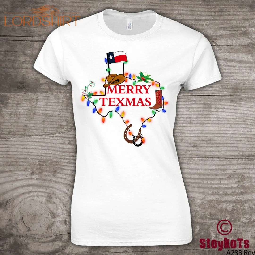 Christmas T-shirt Merry Texmas Texas Family Gathering Shirt