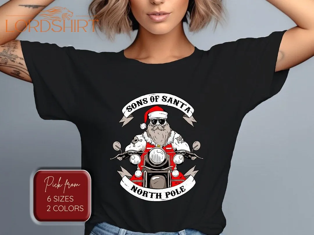 Christmas T-shirt Sons Of Santa Santa Shirt Unisex T-shirt