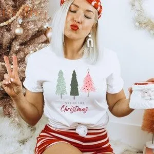 Christmas T-shirt Women And Men Christmas Clothing