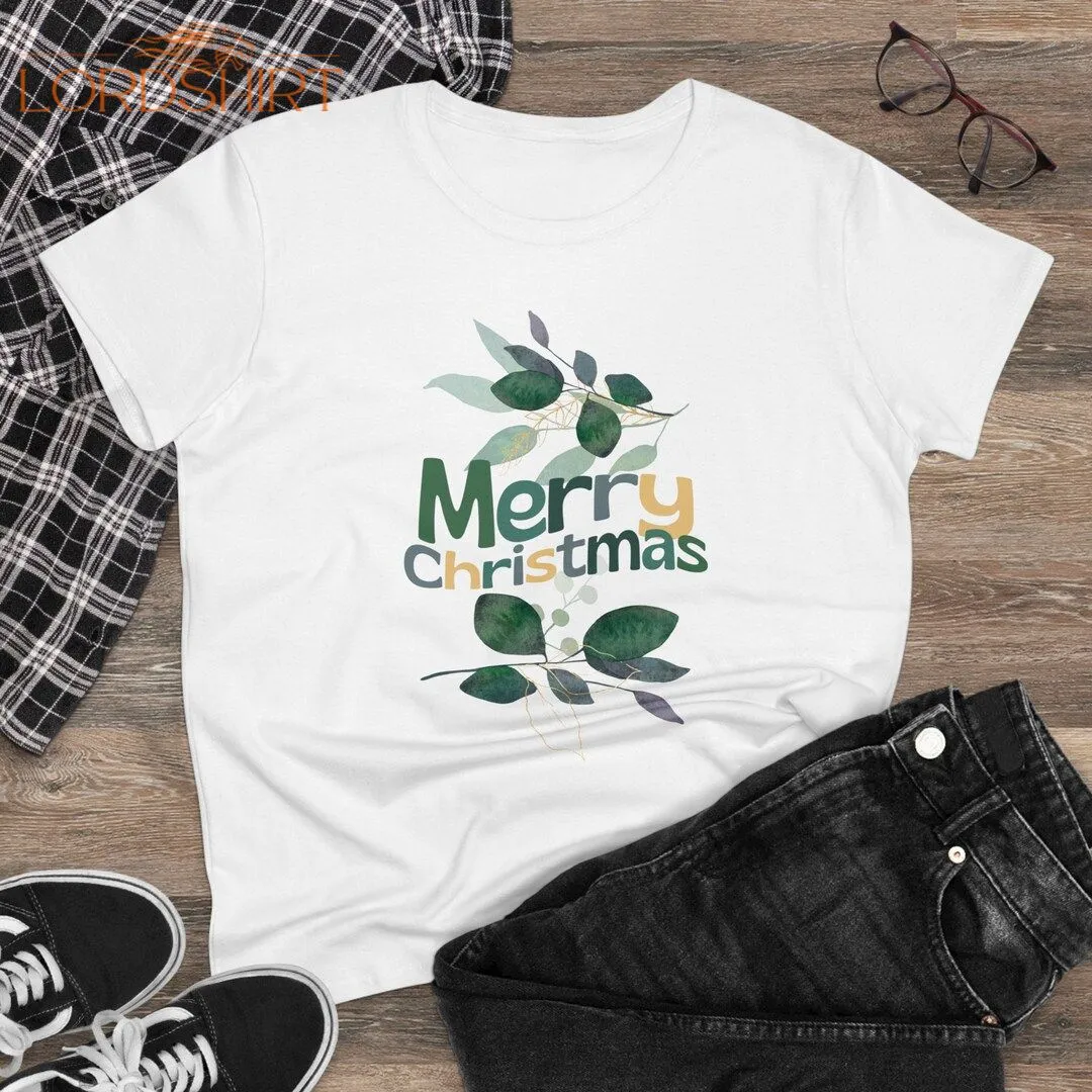 Christmas T-shirt Women's Midweight Cotton Tee Aussie