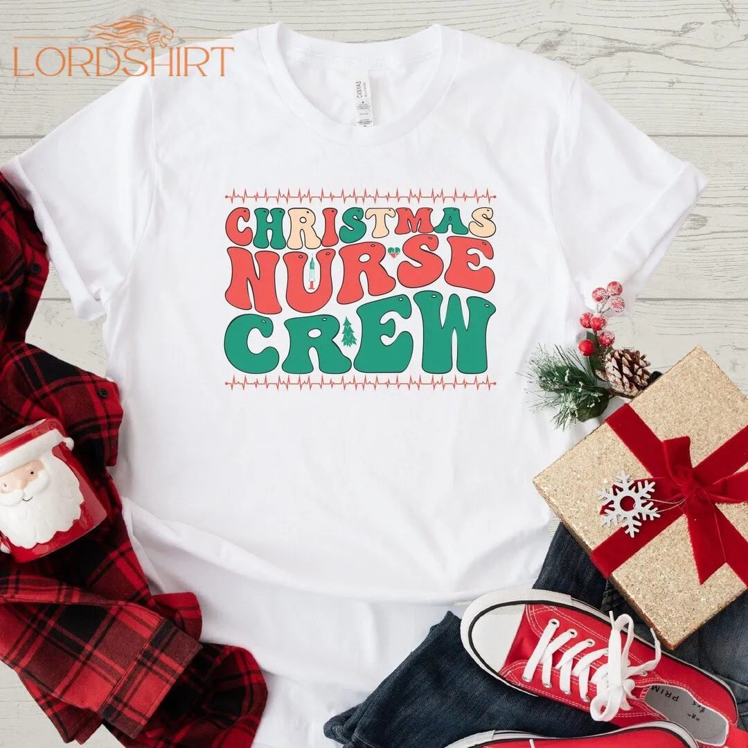 Christmas T-shirts Christmas Nurse Crew T-shirt Christmas