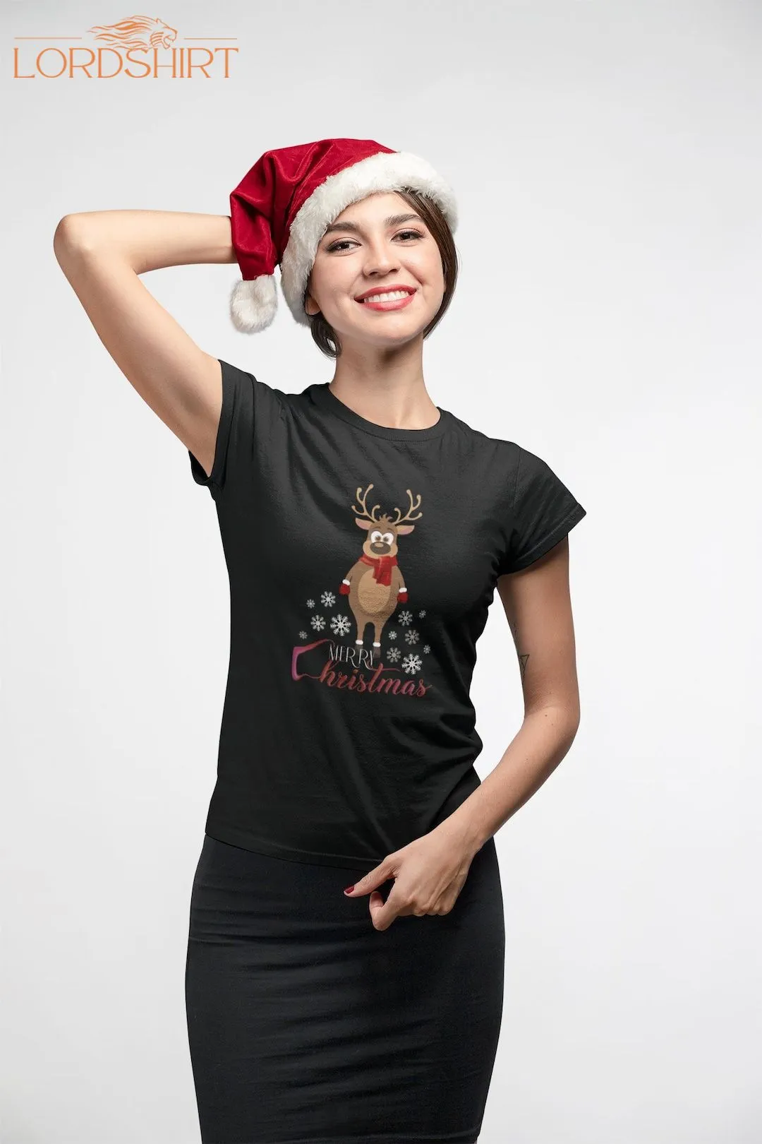 Christmas T-shirts Merry Christmas Rudolf Shirt Christmas