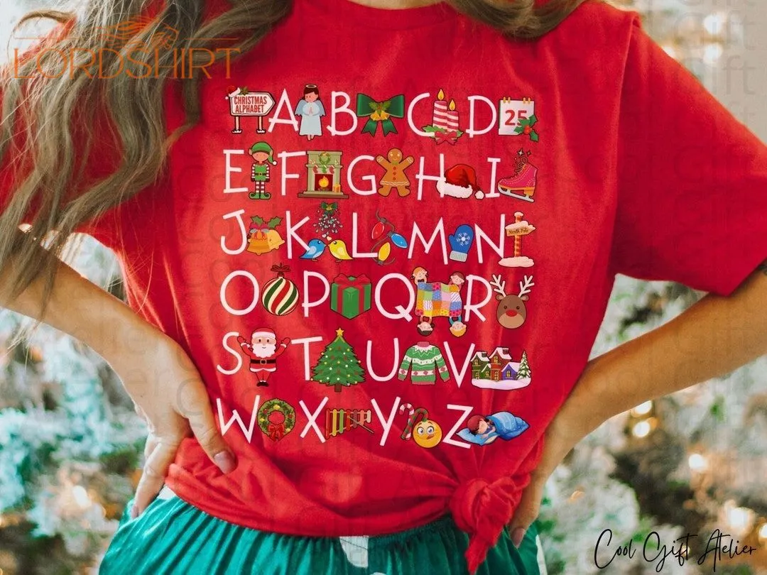 CHRISTMAS TEACHER SHIRT Teacher Shirts Christmas Alphabet