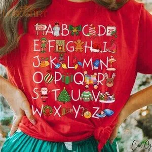 CHRISTMAS TEACHER SHIRT Teacher Shirts Christmas Alphabet