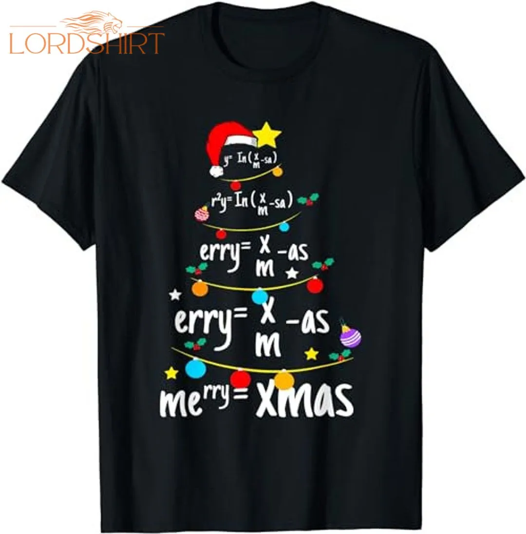 Christmas Tree Of Equations Math Nerd Science Teacher Xmas