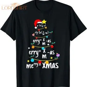 Christmas Tree Of Equations Math Nerd Science Teacher Xmas