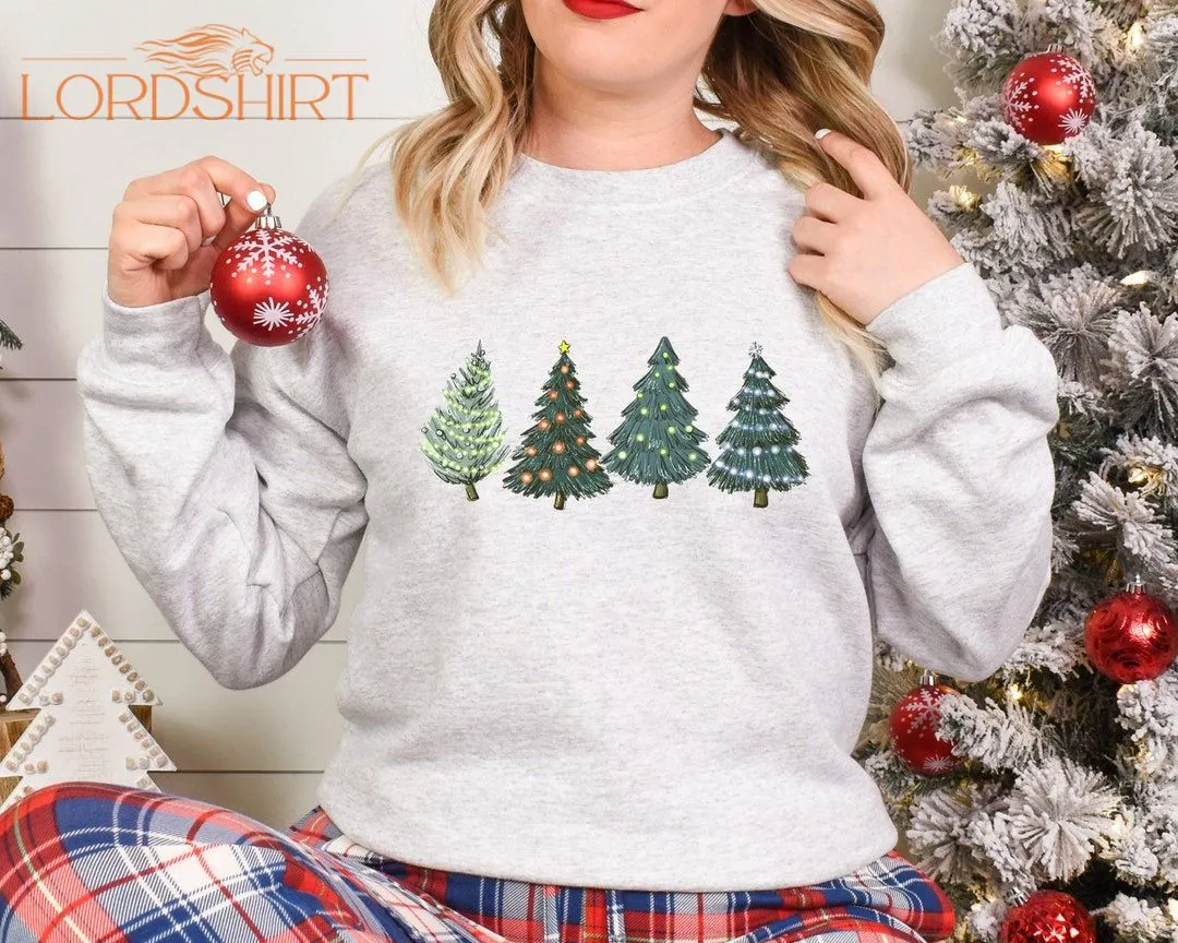 Christmas Tree Sweatshirt Christmas T-shirt Christmas Heat