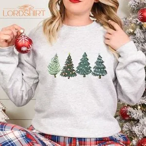 Christmas Tree Sweatshirt Christmas T-shirt Christmas Heat