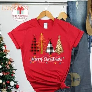 Christmas Tree Tshirt 2022 Merry Christmas Shirt Women Men