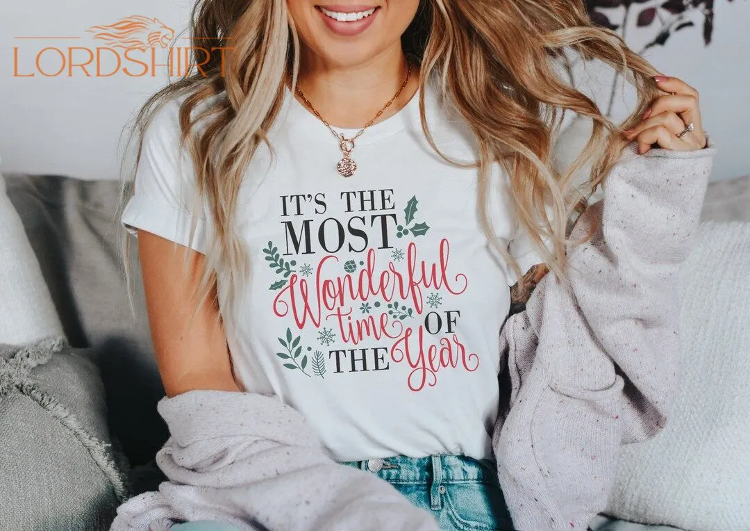 Christmas Tshirt Christmas Most Wonderful Time Winter