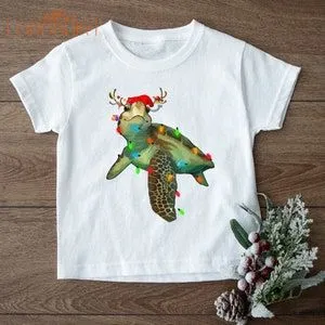 Christmas Turtle Shirt Christmas Turtle Lovers T-shirt