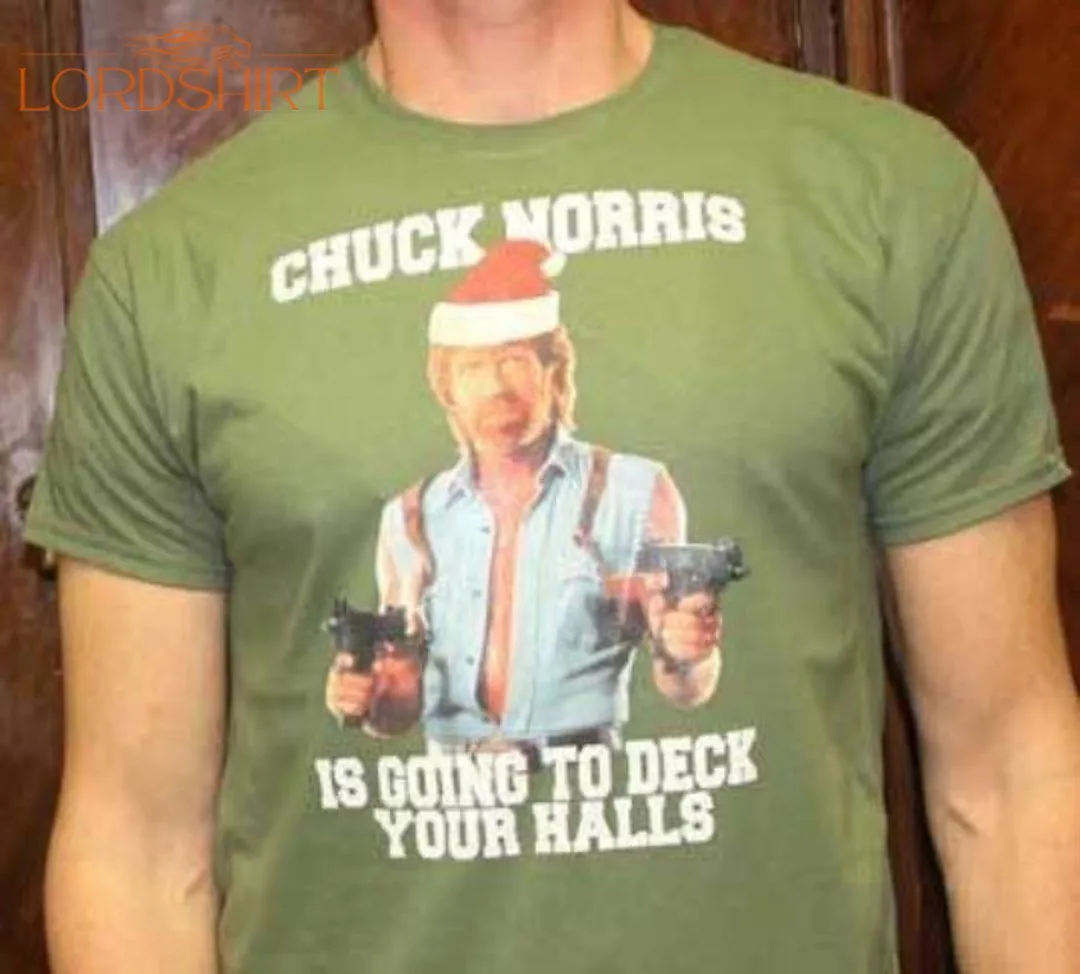 Chuck Norris Christmas T-shirt