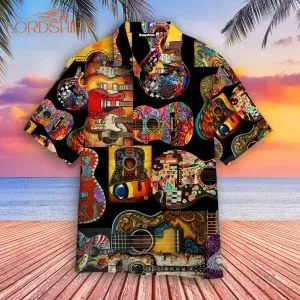 Classic Guitar Hawaiian Shirt