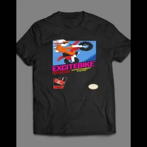 Classic Retro Game Excite Bike Shirt
