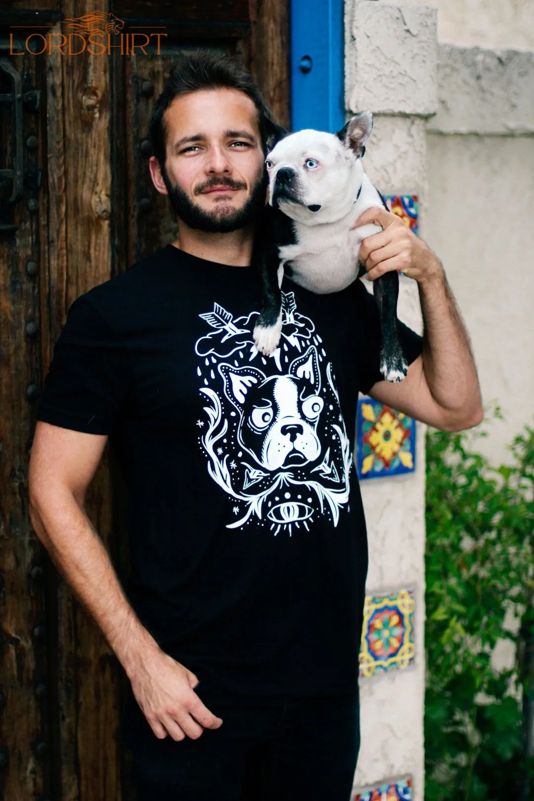 Clevotine Boston Terrier Traditional Shirt