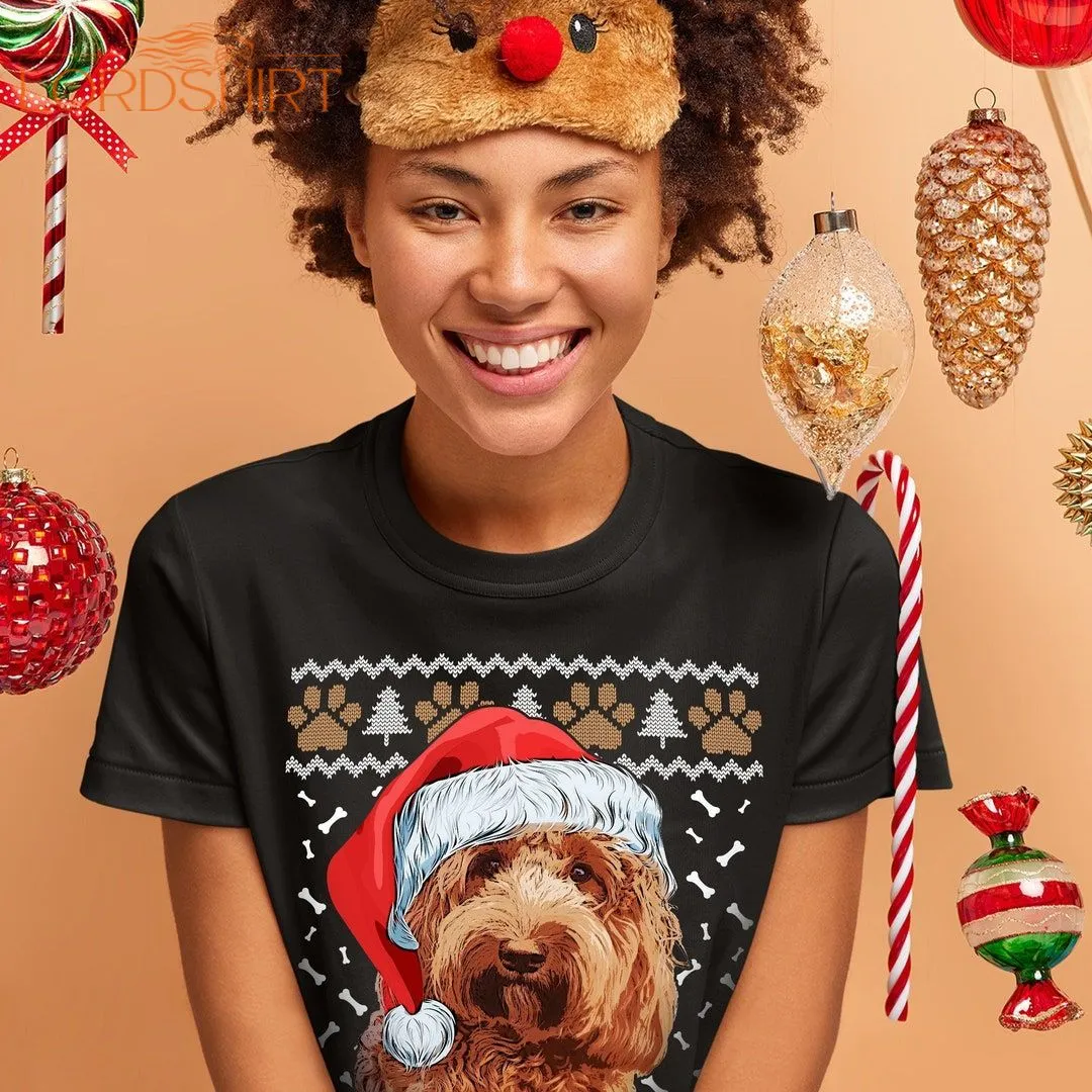 Cockapoo Christmas Tshirt Cockapoo T Shirt Mens Womens Kids